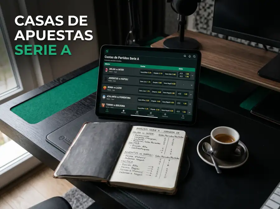 Análisis comparativo de casas de apuestas con licencia DGOJ para apostar en la Serie A italiana